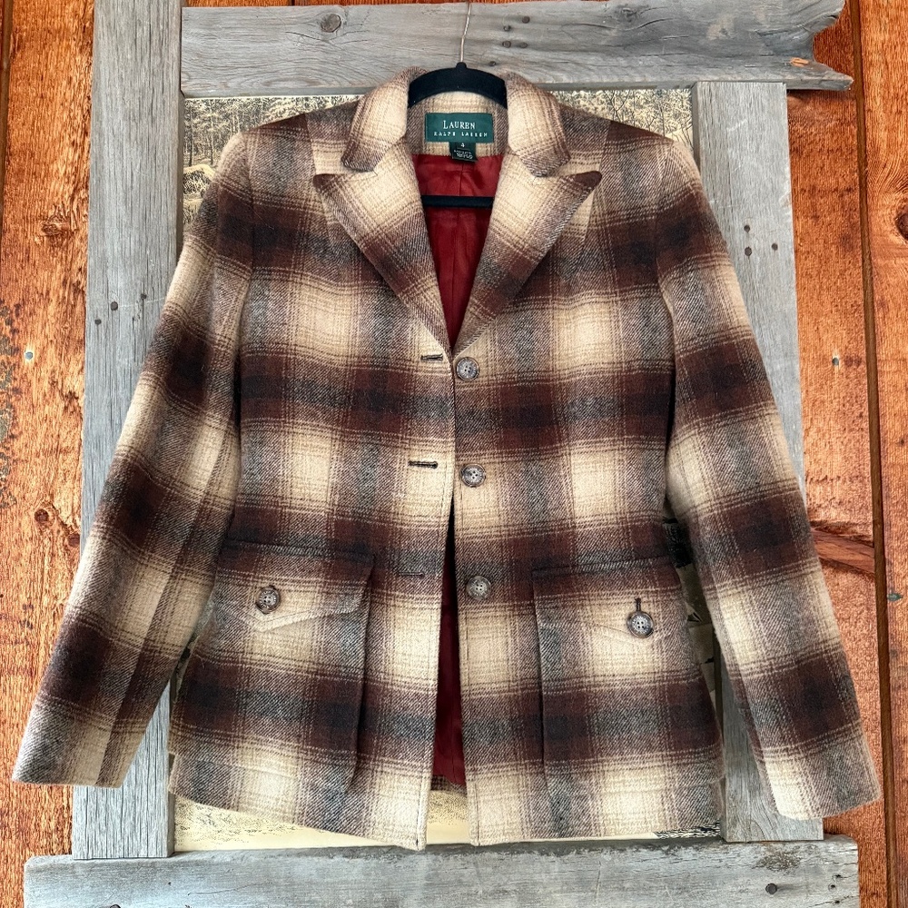 Vintage Ralph Lauren wool blazer